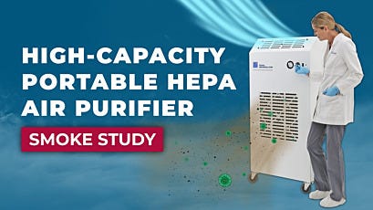 smoke study video of terra's hepa air purifier