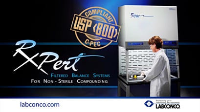 Short video by Labconco explaining the key features of the RXPert double HEPA-filtered balance systems for non-sterile compounding
