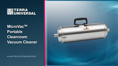 Cleanroom complient vacuum cleaner