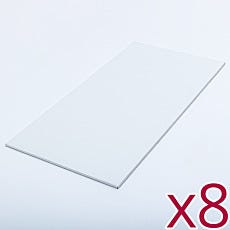 set of 8 vinyl-covered gypsum panels