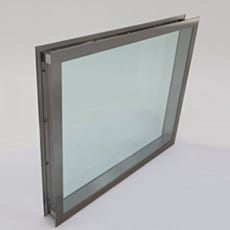 Double-Sided Framed Window for Clean Room