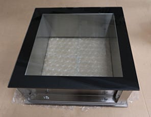 Frameless Double-Sided Tempered Glass Window