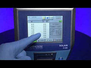 Solair Airborne Particle Counter Tutorial on location function by LWS