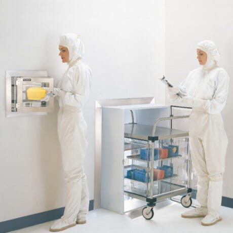 Plastic Cleanroom Pass-Through Chambers with Models