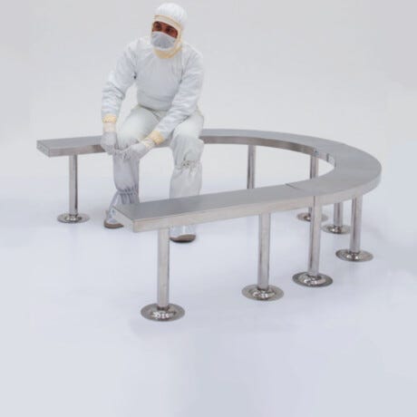 Floor-Mount Gowning Benches