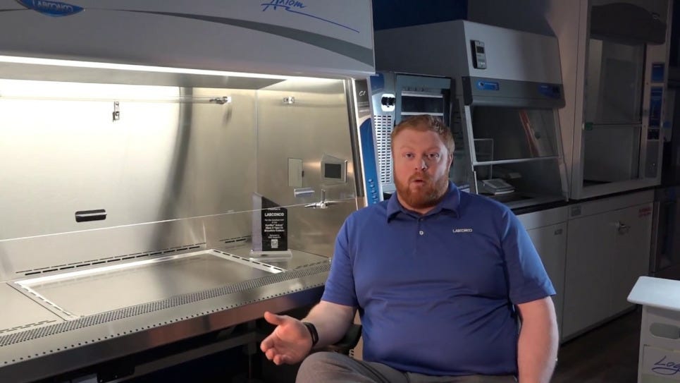Video by Labconco telling the story of the Type C1 Biosafety Cabinet's inception as a dual-type hood