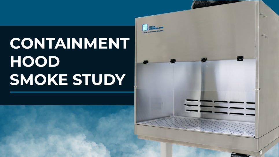 video of containment hood smoke study