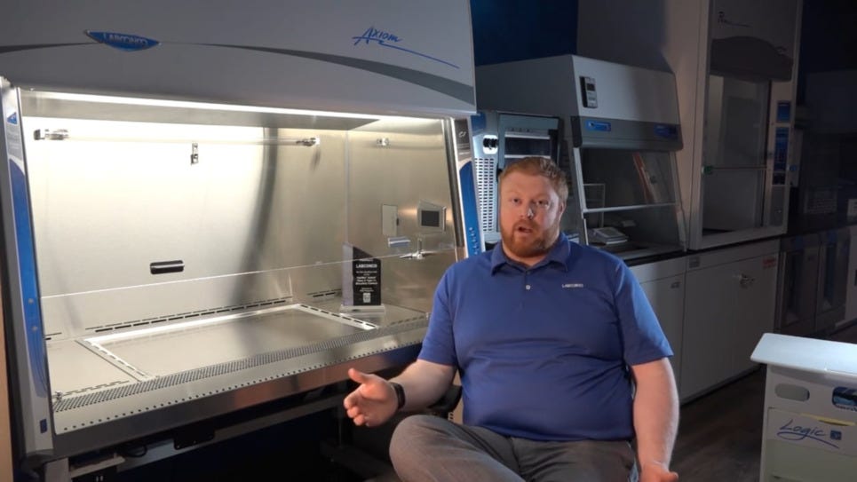 Video by Labconco telling the story of the Type C1 Biosafety Cabinet's inception as a dual-type hood