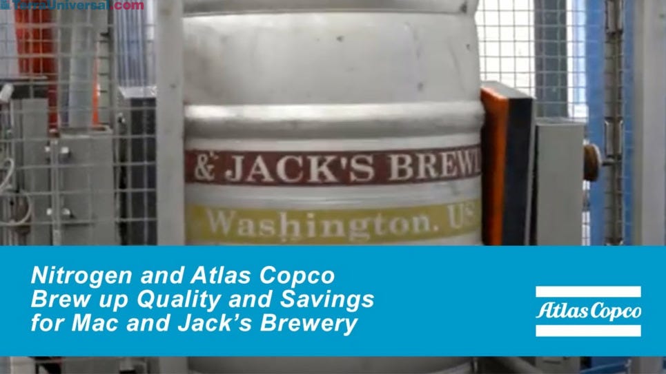 Nitrogen and Atlas Copco Brew up Quality and Savings for Mac and Jack’s Brewery