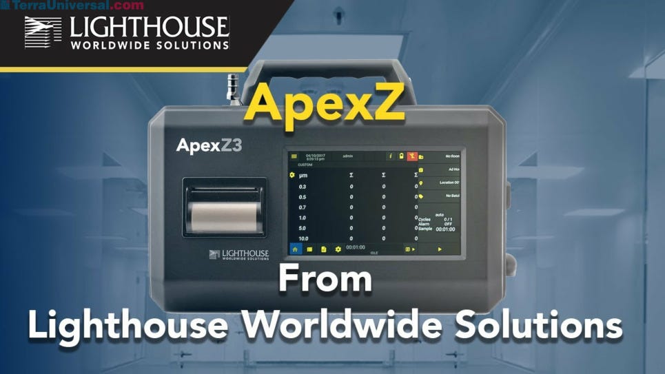 Lighthouse ApexZ Series Portable Particle Counters by LWS