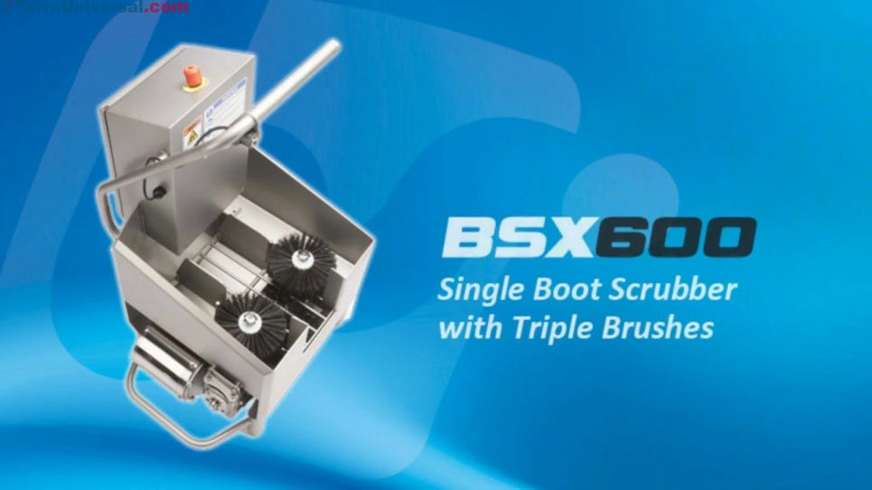 BSX600 Single Boot Scrubber Video by Best Sanitizers
