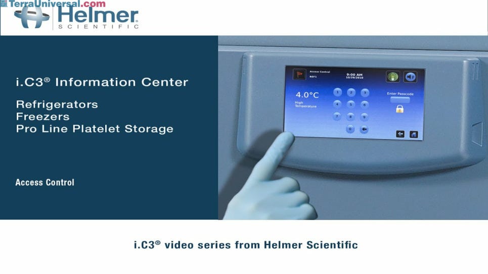 GX i.Series storage solution i.C3® Video Series: Access Control by Helmer Scientific