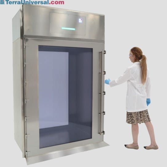PassThrough; CleanSeam™ FireRated, 18" W x 24" D x 18" H ID, Flush
