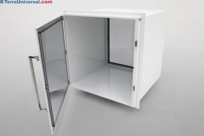 PassThrough Chamber; Static Dissipative PVC, for Modular Cleanroom, 18