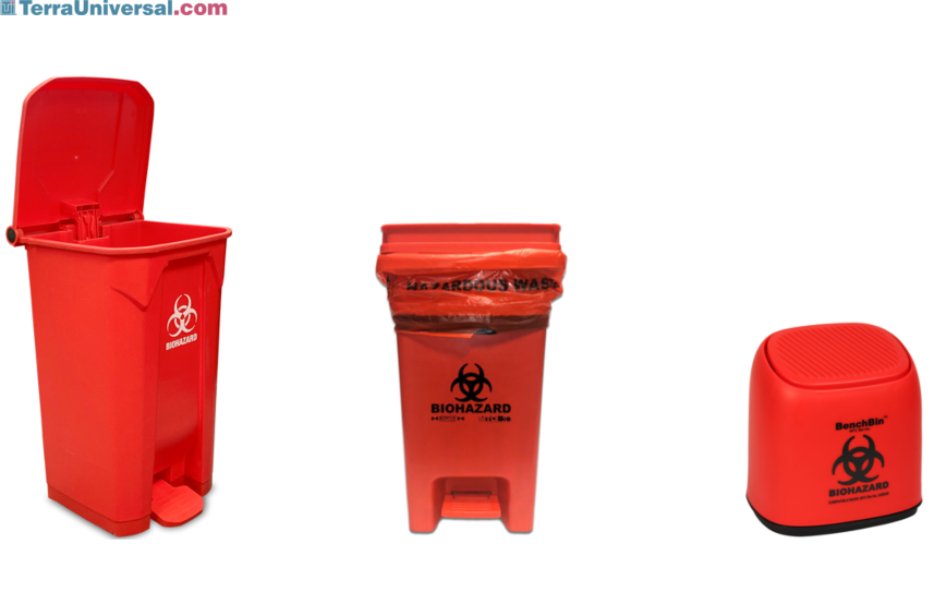Cleanroom and Laboratory Waste Bins
