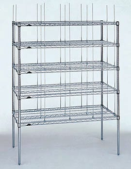 Metro Super Adjustable Super Erecta 4-Shelf Industrial Wire