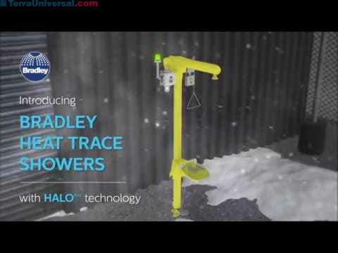 Video presentation of combination shower and eye/face wash unit by Bradley
