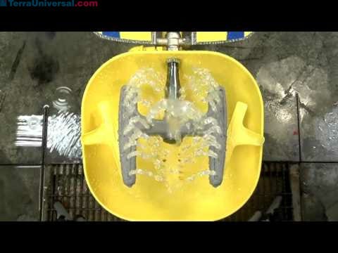 Video presentation of stainless steel halo bowl eyewash by Bradley