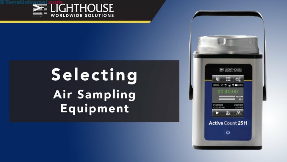 Lighthouse ActiveCount 100H Viable Air Sampler by LWS