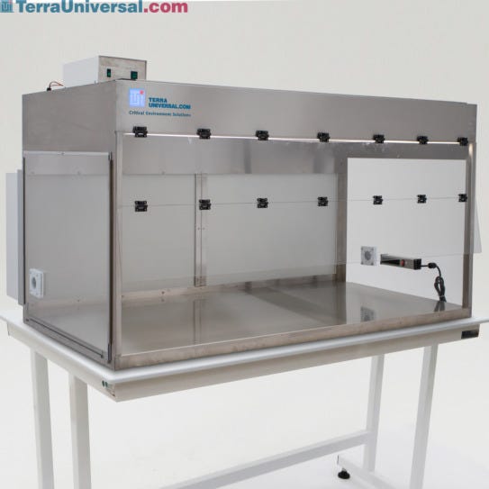 Vertical Laminar Flow Benchtop Hoods Stainless Steel Frame, 2436" W