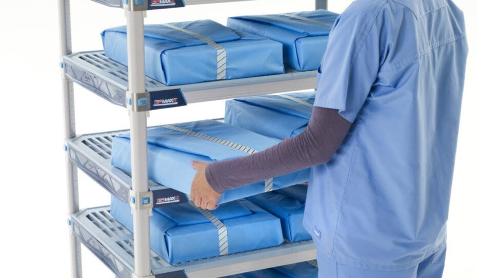 Video of MetroMax Shelving for Safe Sterile Storage
