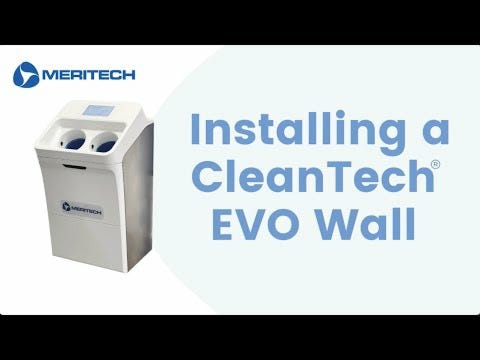 How to Install a CleanTech EVO Wall Automated Handwashing Station by MeriTech