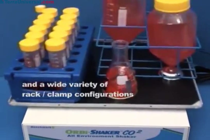 Short demonstration video of Orbi Shaker CO2 with magic clamp