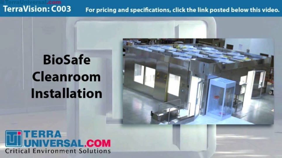 Video of BioSafe Modular Cleanroom Installation