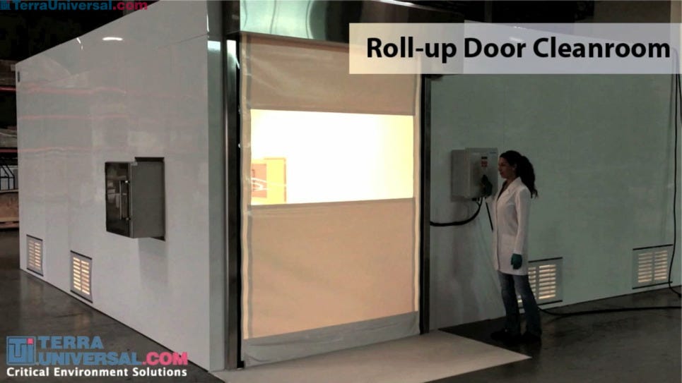 Video Demonstration of High-Speed Cleanroom Roll-Up Door