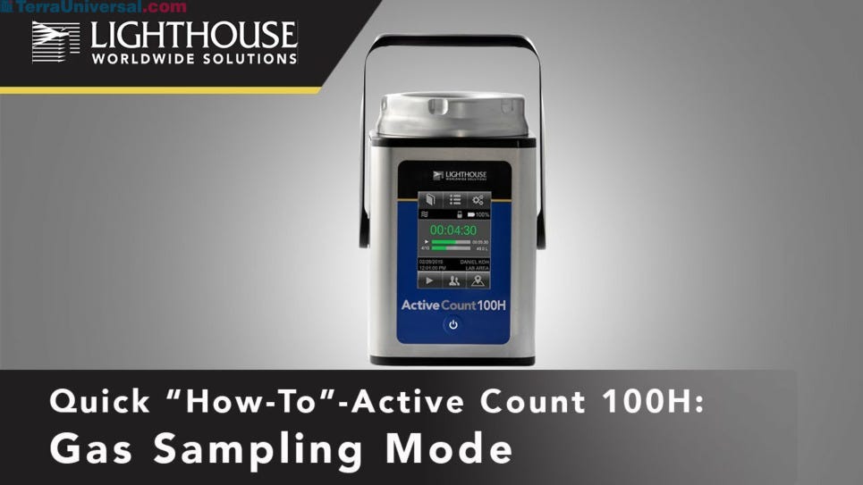 Lighthouse ActiveCount 100 Viable Air Sampler by LWS
