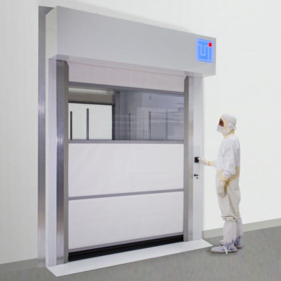 High-Speed Pass-Through Roll-Up Door