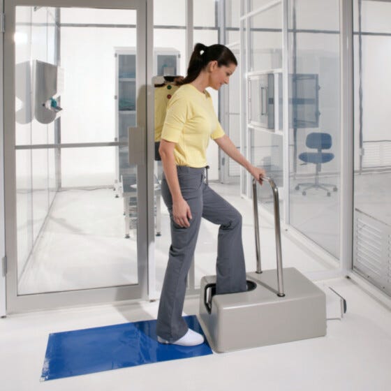 Motorized Cleanroom Shoe Cleaner