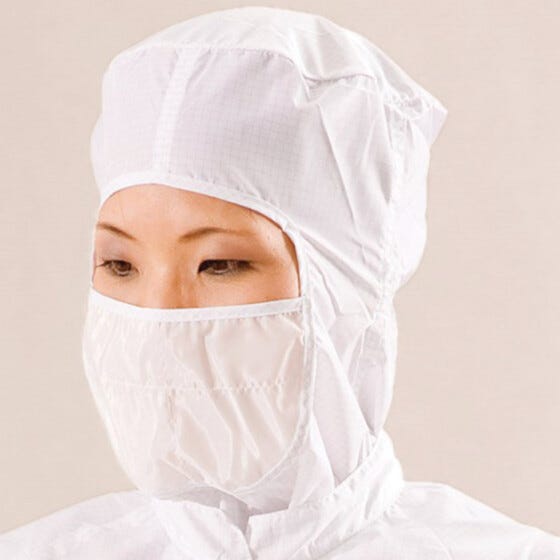 Cleanroom Hood with Face Cover