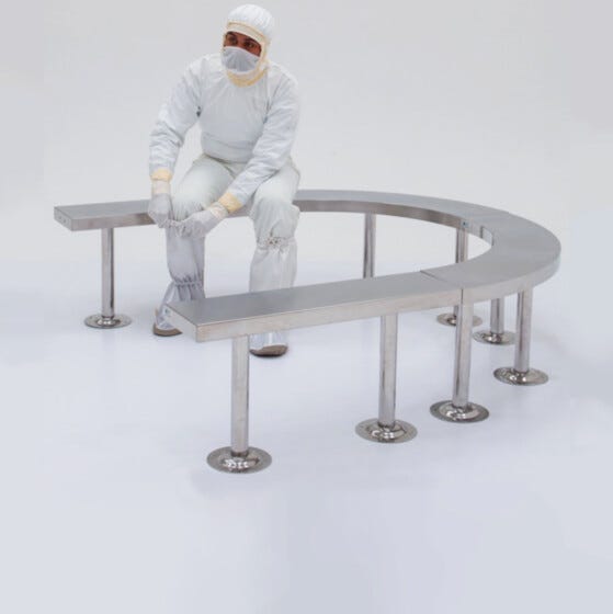 Floor-Mount Gowning Benches