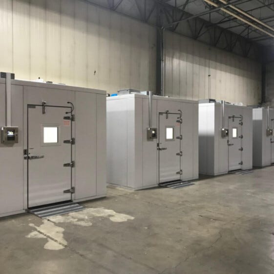 Temperature controlled modular cleanrooms, cleanroom units, custom cleanrooms