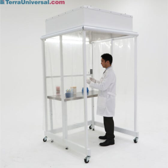 4'W x 4'D Portable CleanBooth ISO 5 Enclosure