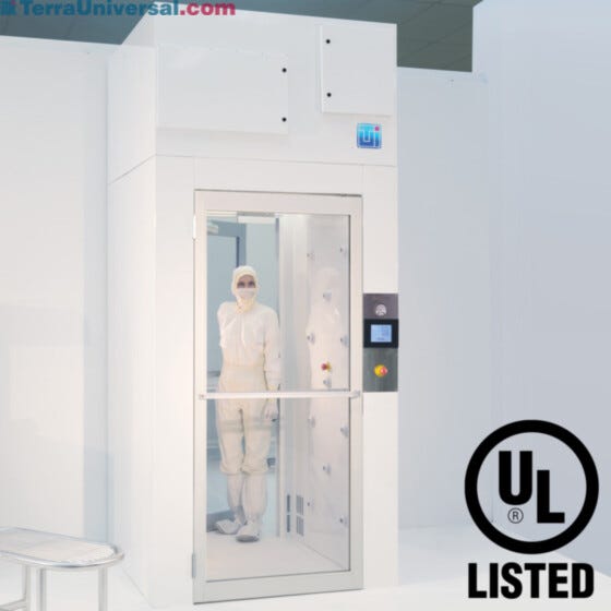 Air Shower Tunnel With Model