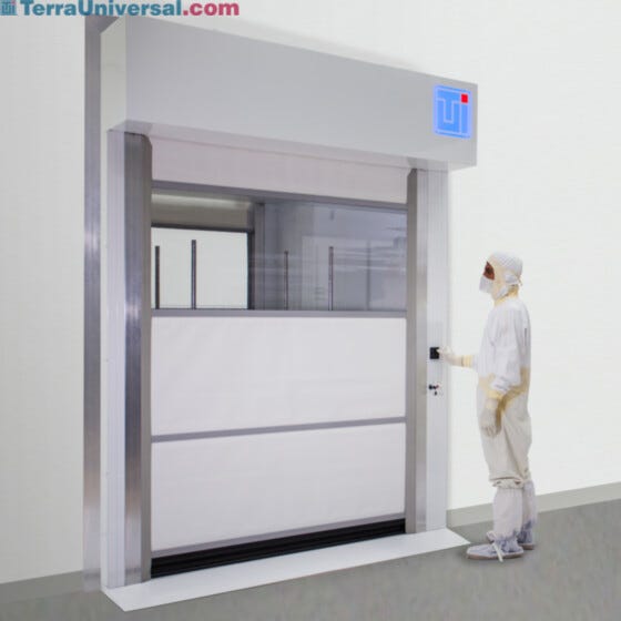 High-Speed Pass-Through Roll-Up Door