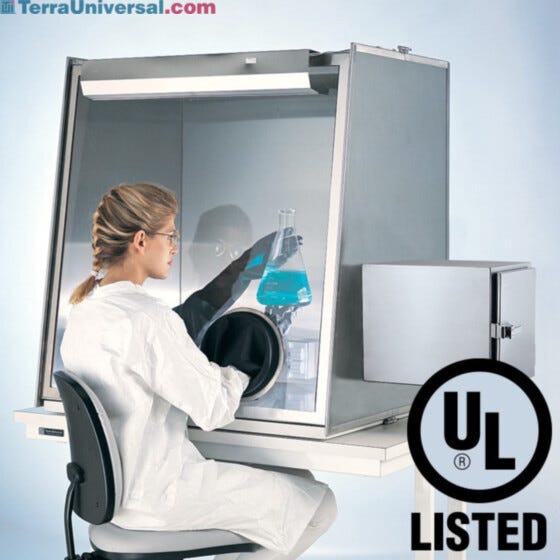 Stainless Steel Full-View Glove Box Isolator
