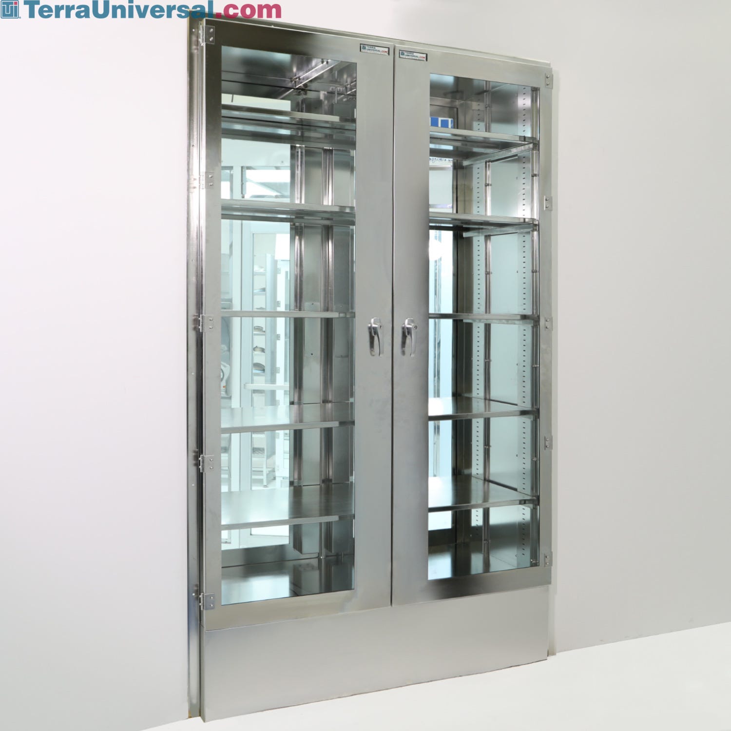 Table Height Double Door Storage Cabinet, X Door Storage Cabinet