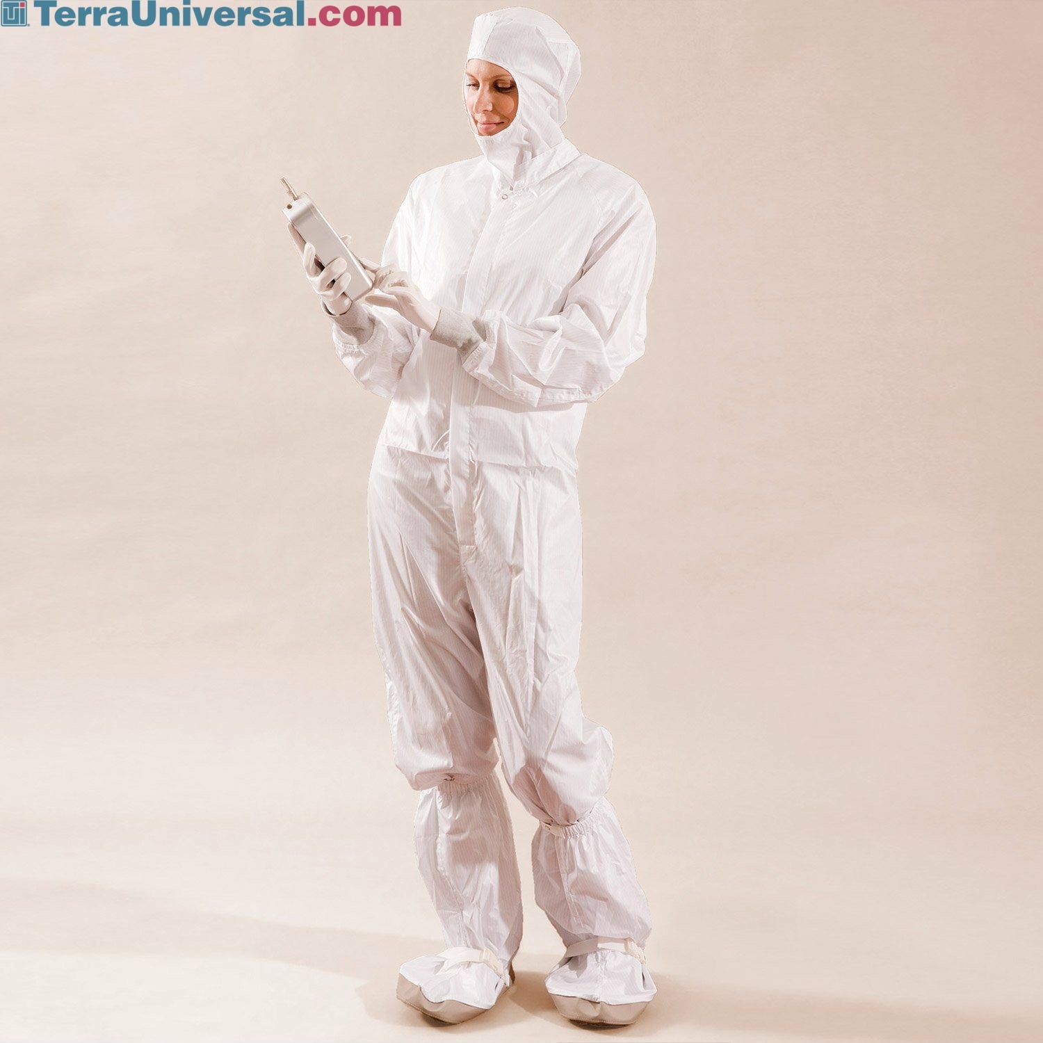 Cleaned and Sealed Blue Vidaro Cleanroom Pullover Hood Small
