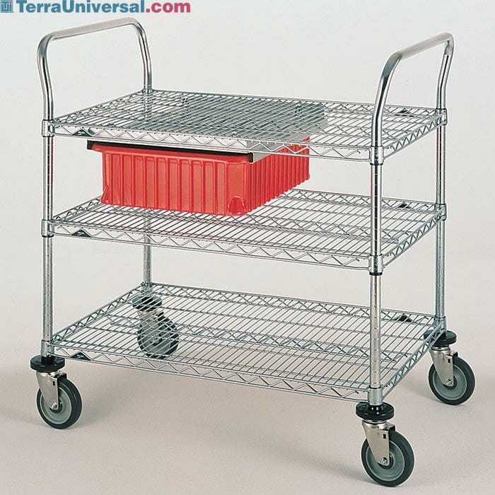 Multipurpose Adjustable Rolling Storage Cart with Malaysia