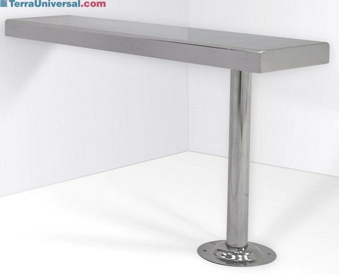36 Length 12 Width Eagle Group CRB1236 Solid Gowning Bench Stainless Steel Finish 