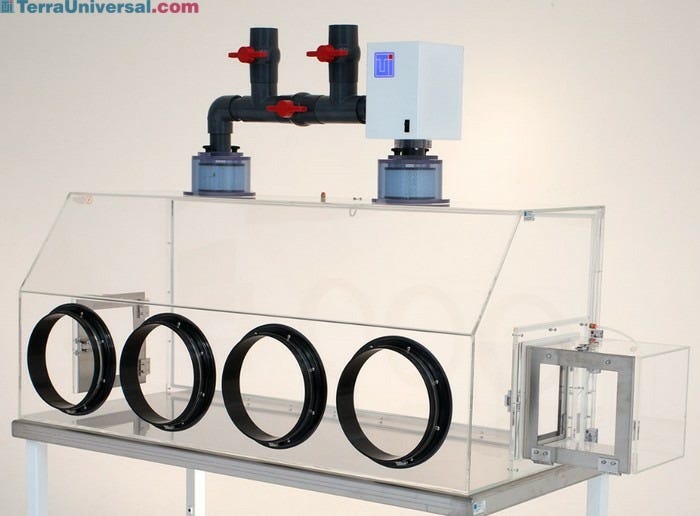 HEPA/ULPA Filtered Glove Box Isolators