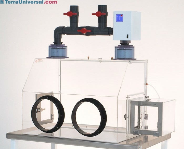 HEPA/ULPA Filtered Glove Box Isolators