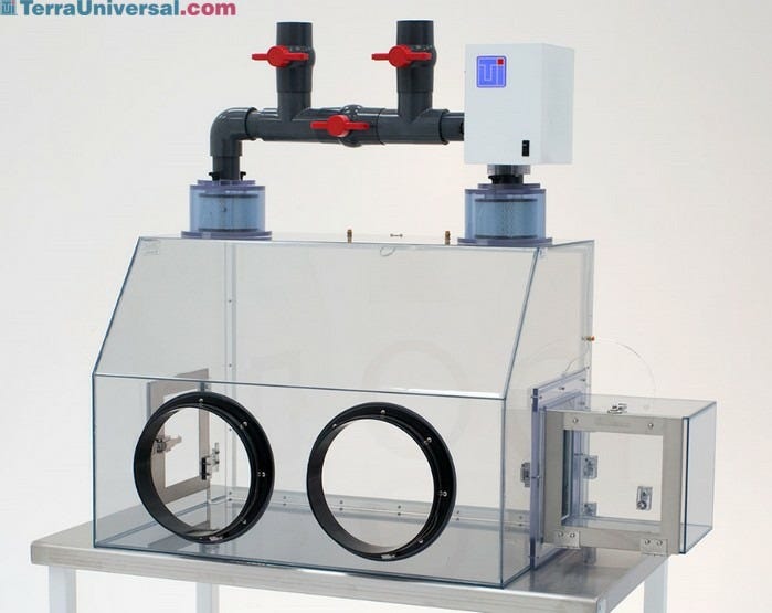 HEPA/ULPA Filtered Glove Box Isolators