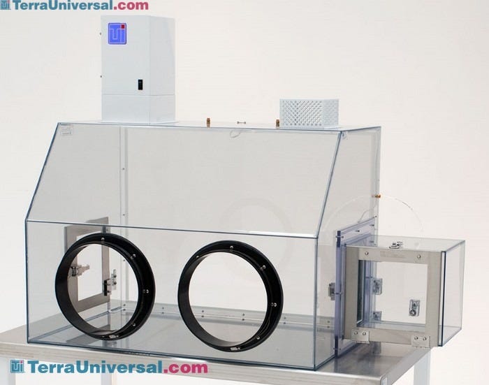 HEPA/ULPA Filtered Glove Box Isolators