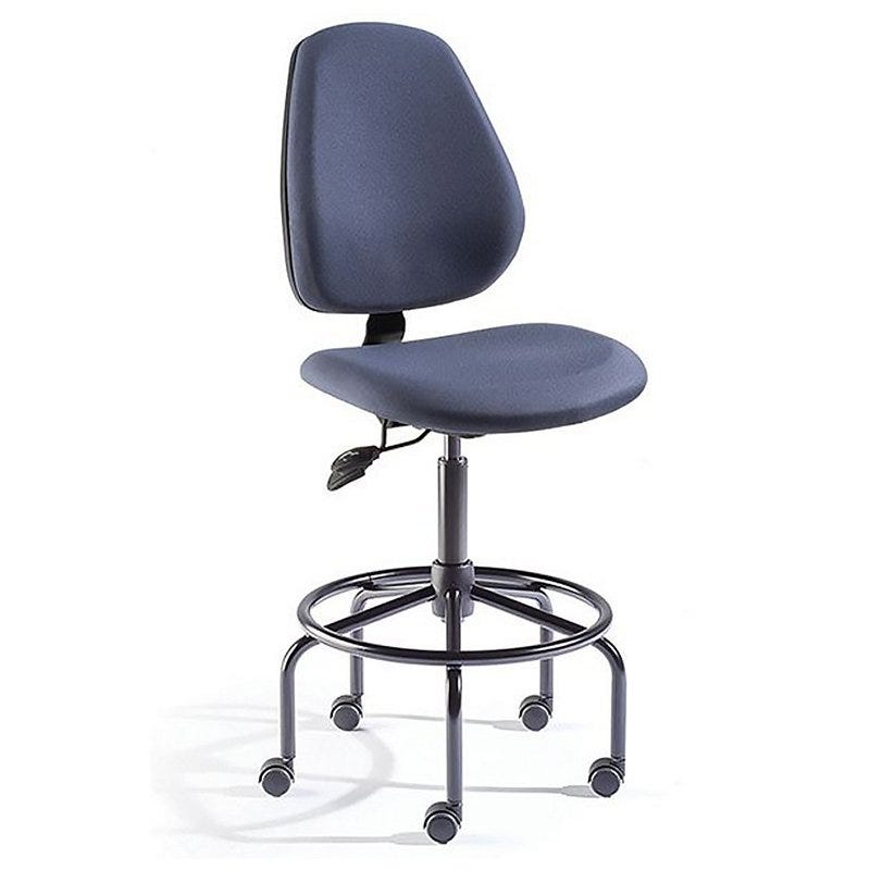 BioFit MVMT Tech Chair Tubular Leg Base With Armrest And Fixed Foot Ring