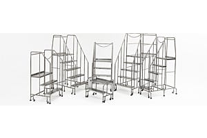 BioSafe® Cleanroom Ladders are Steel Workhorses
