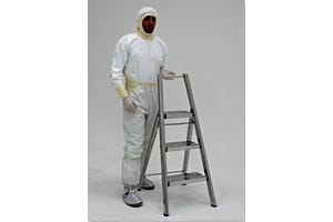 Heavy-Duty Folding Cleanroom Step Ladder